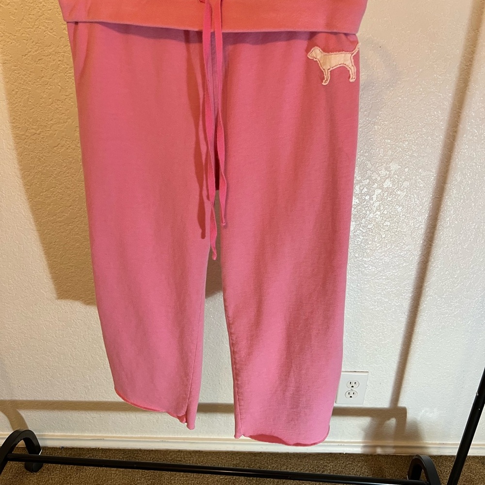 Pink Sweatpants with Dog Logo